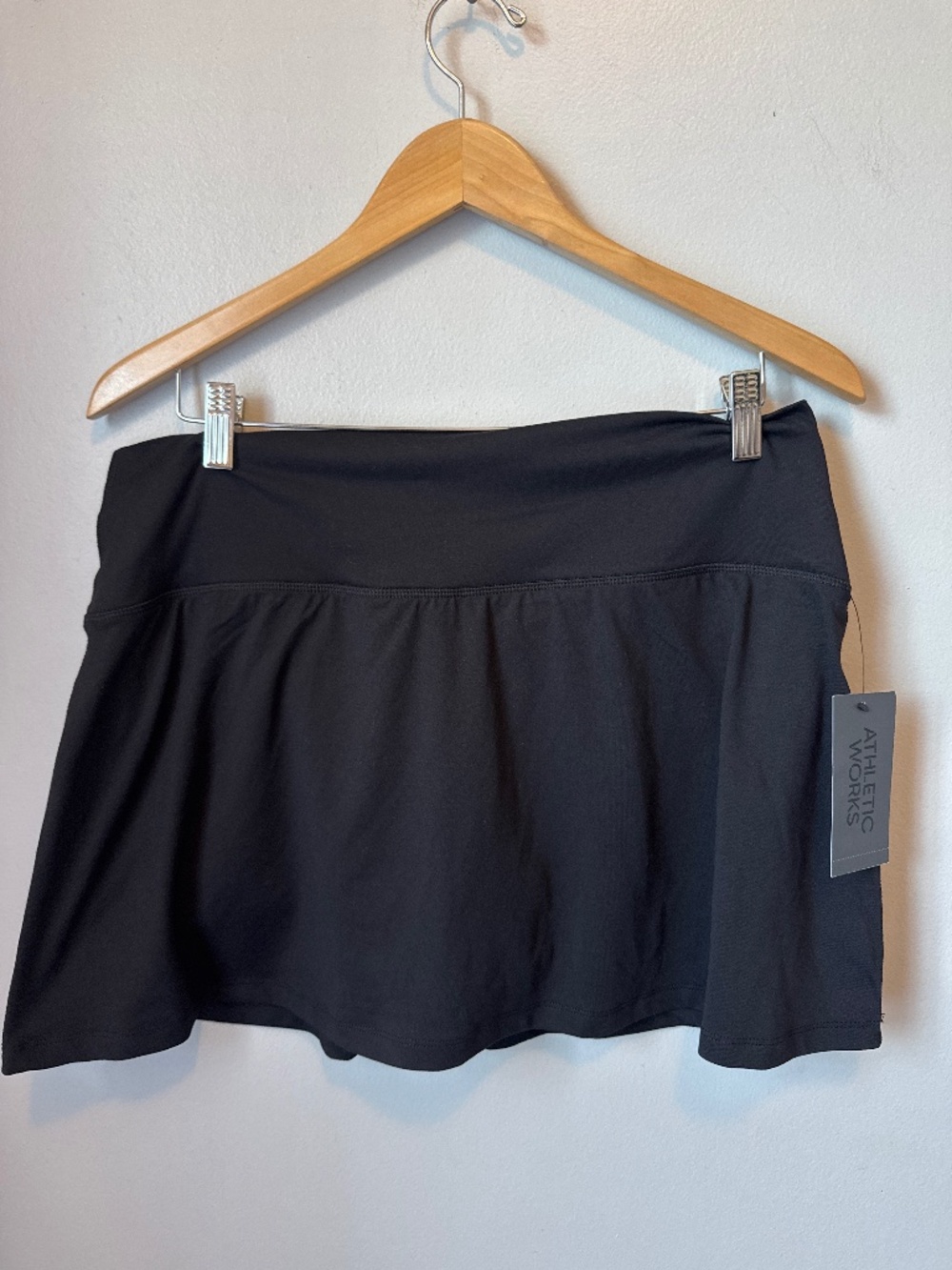 Athletic Works black athletic skirt with built-in shorts